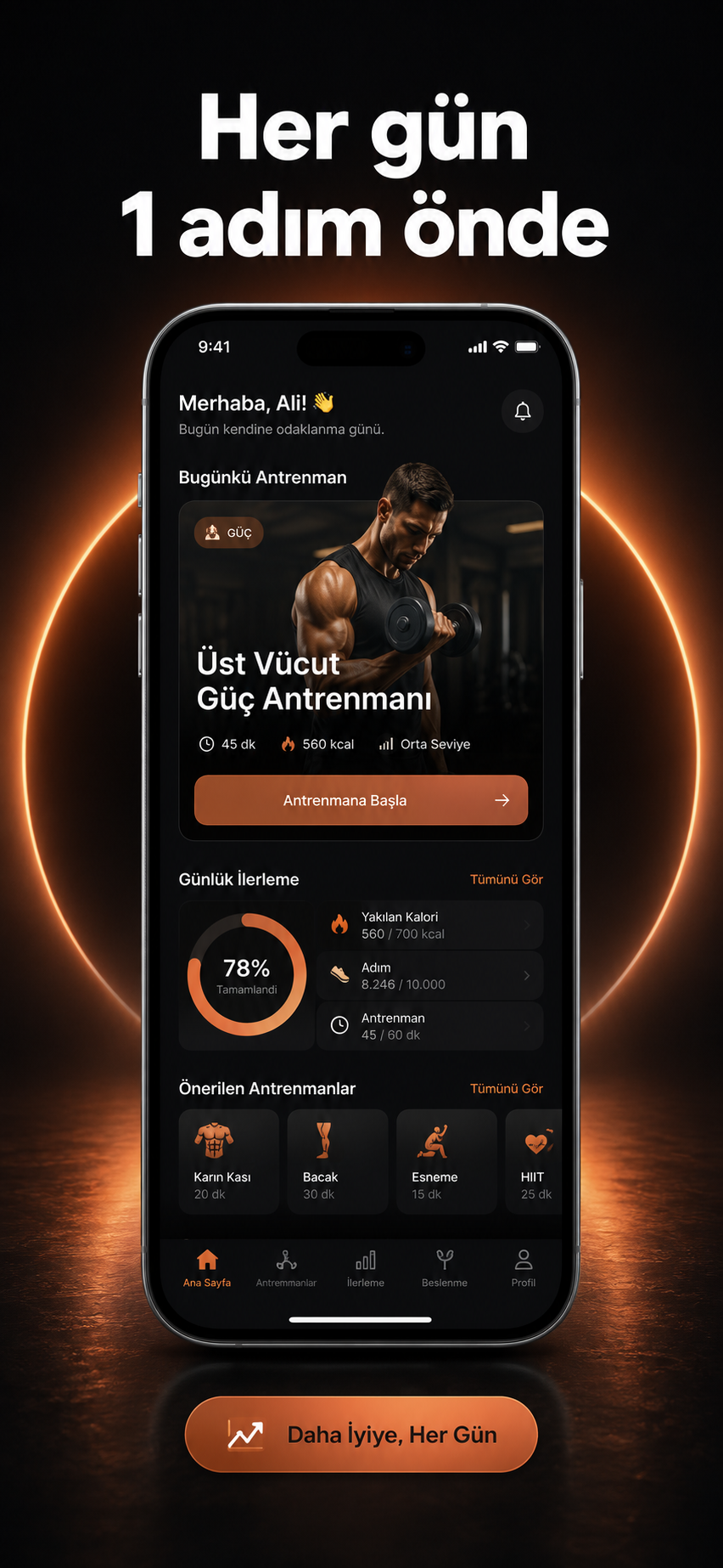 Örnek mağaza görseli — fitness uygulaması